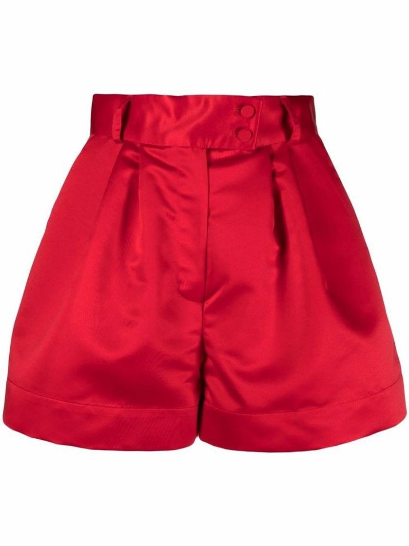 Social Styland short cintura alta com pregas