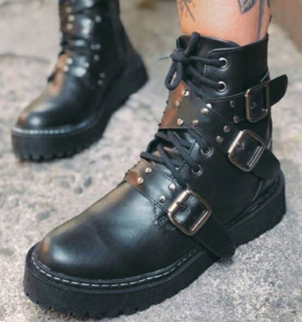 Moda Bota Coturno Vicerinne Rock Life