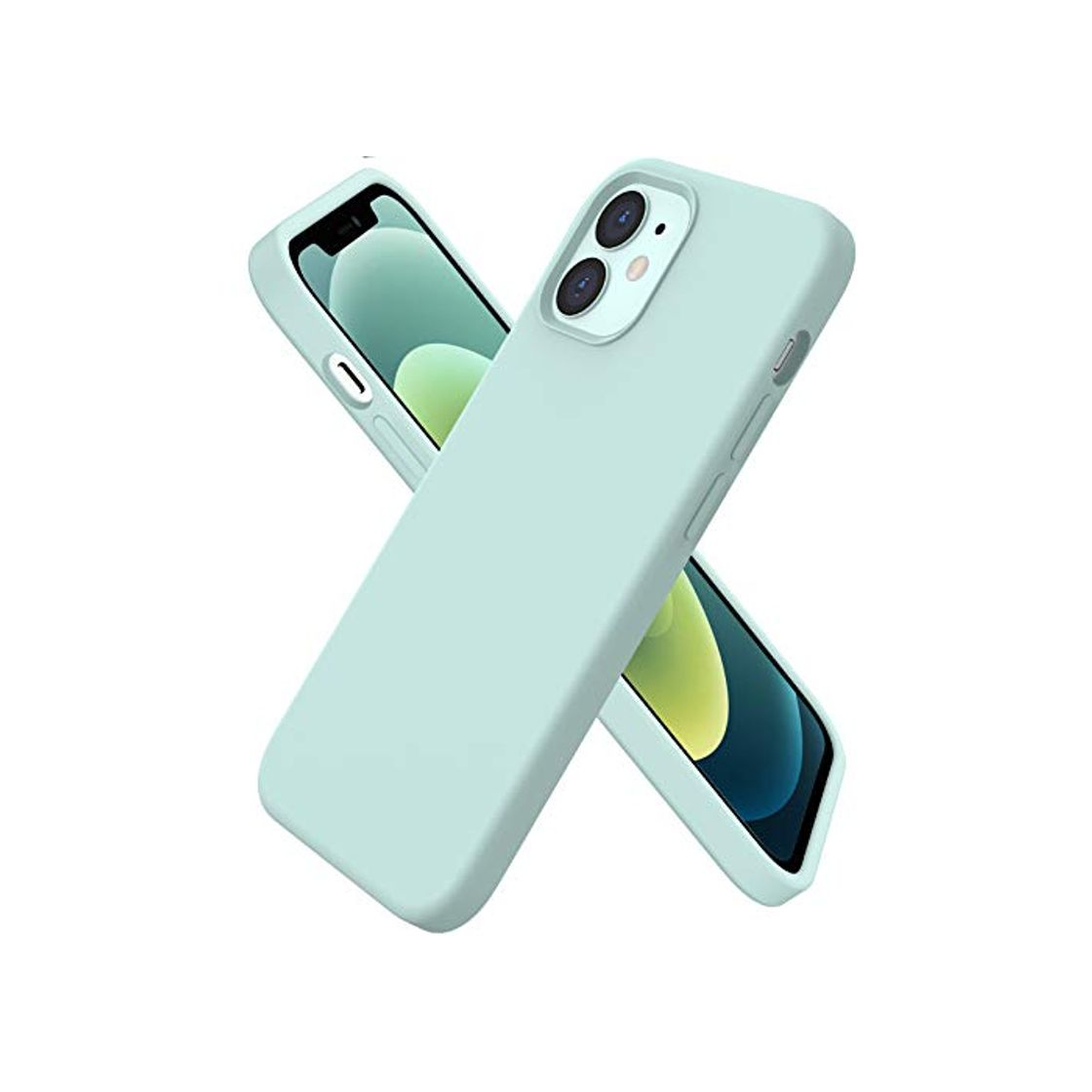 Social ORNARTO Funda Silicone Case Compatible con iPhone 12 6,1", iPhone 12 Pro