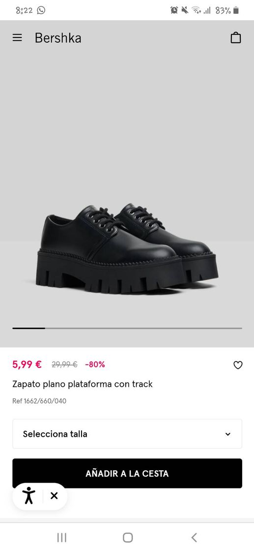 Fashion Zapato plano plataforma