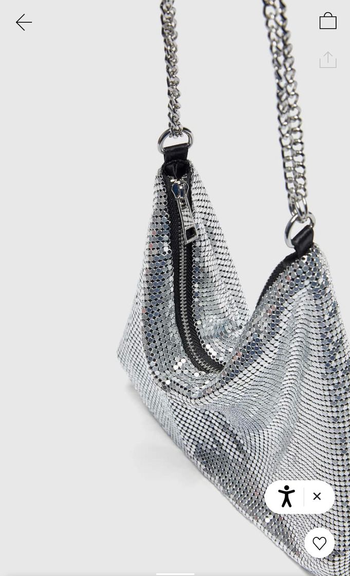 Moda bolso metal