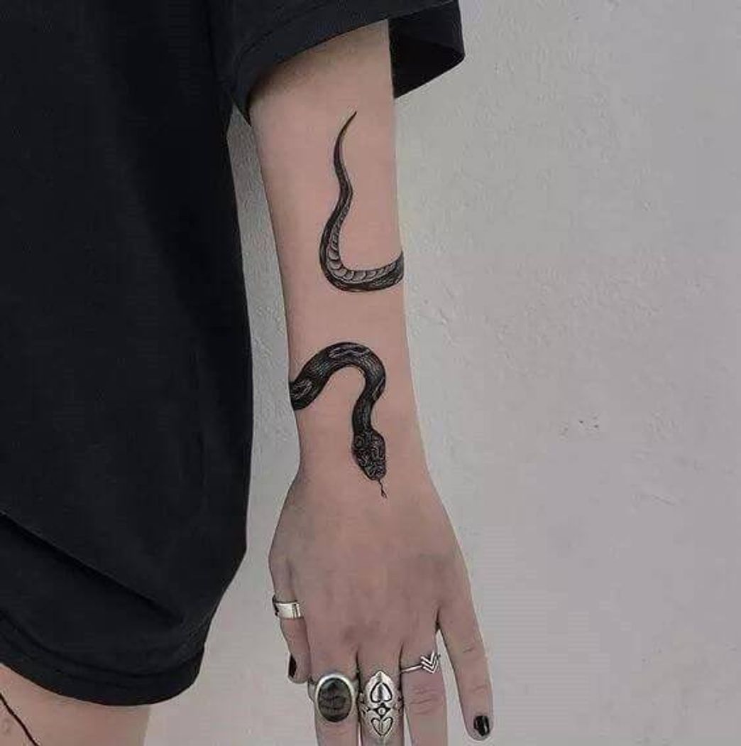 Fashion Tattoo snake 