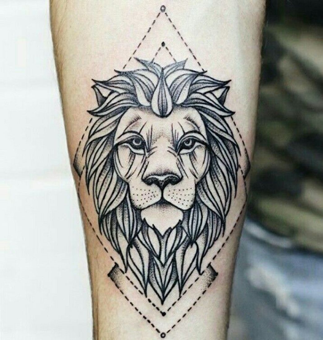 Moda  tattoo Leão 