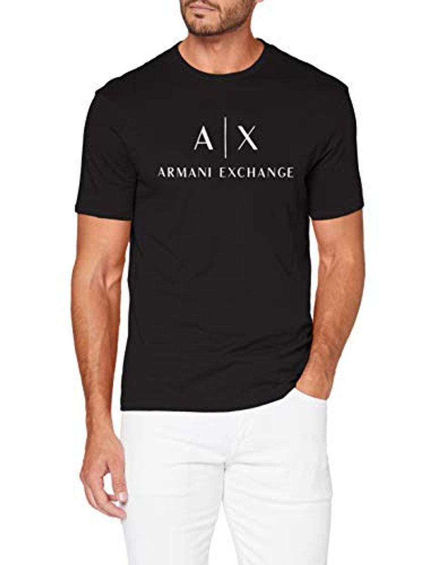 Moda Armani Exchange Icon Sweat Sudadera, Negro