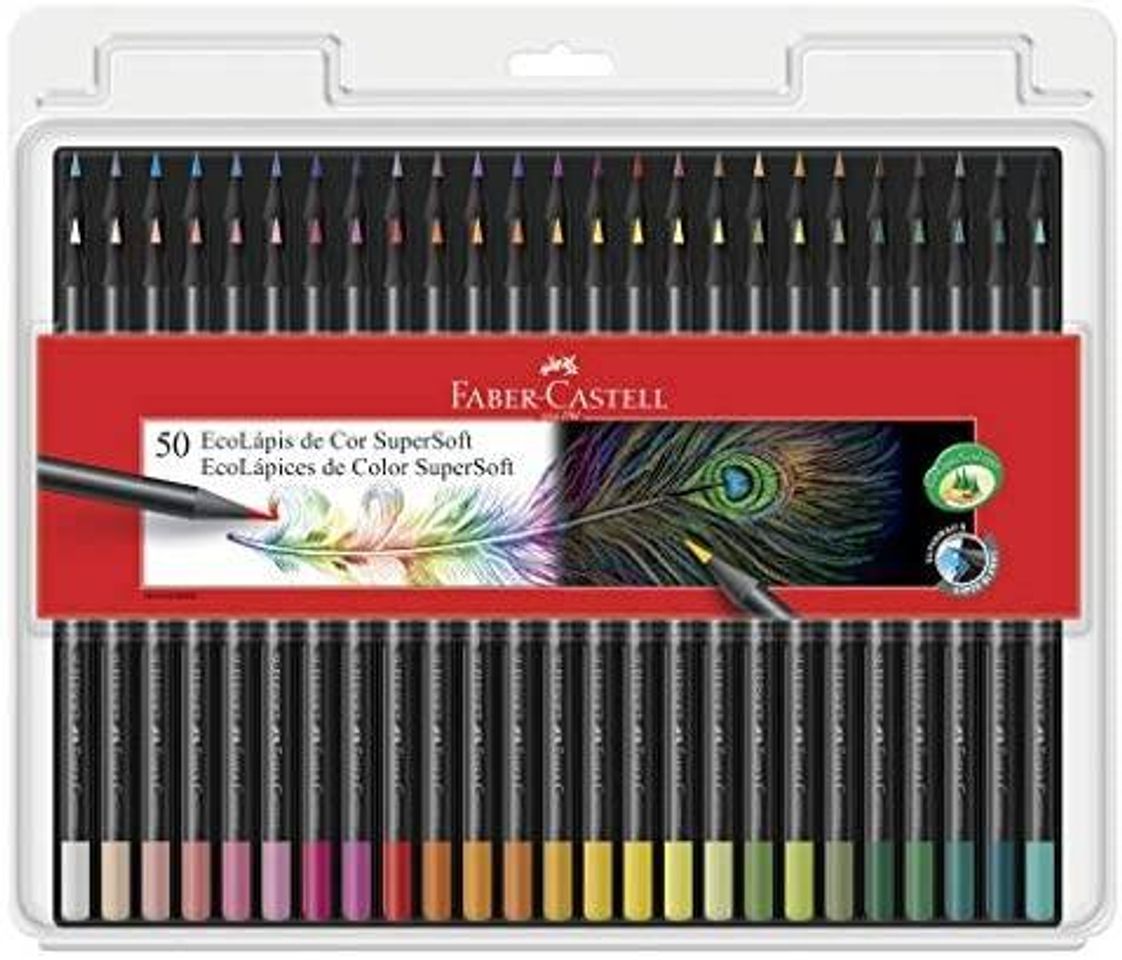 Moda Lápis de Cor, Faber-Castell 50 cores