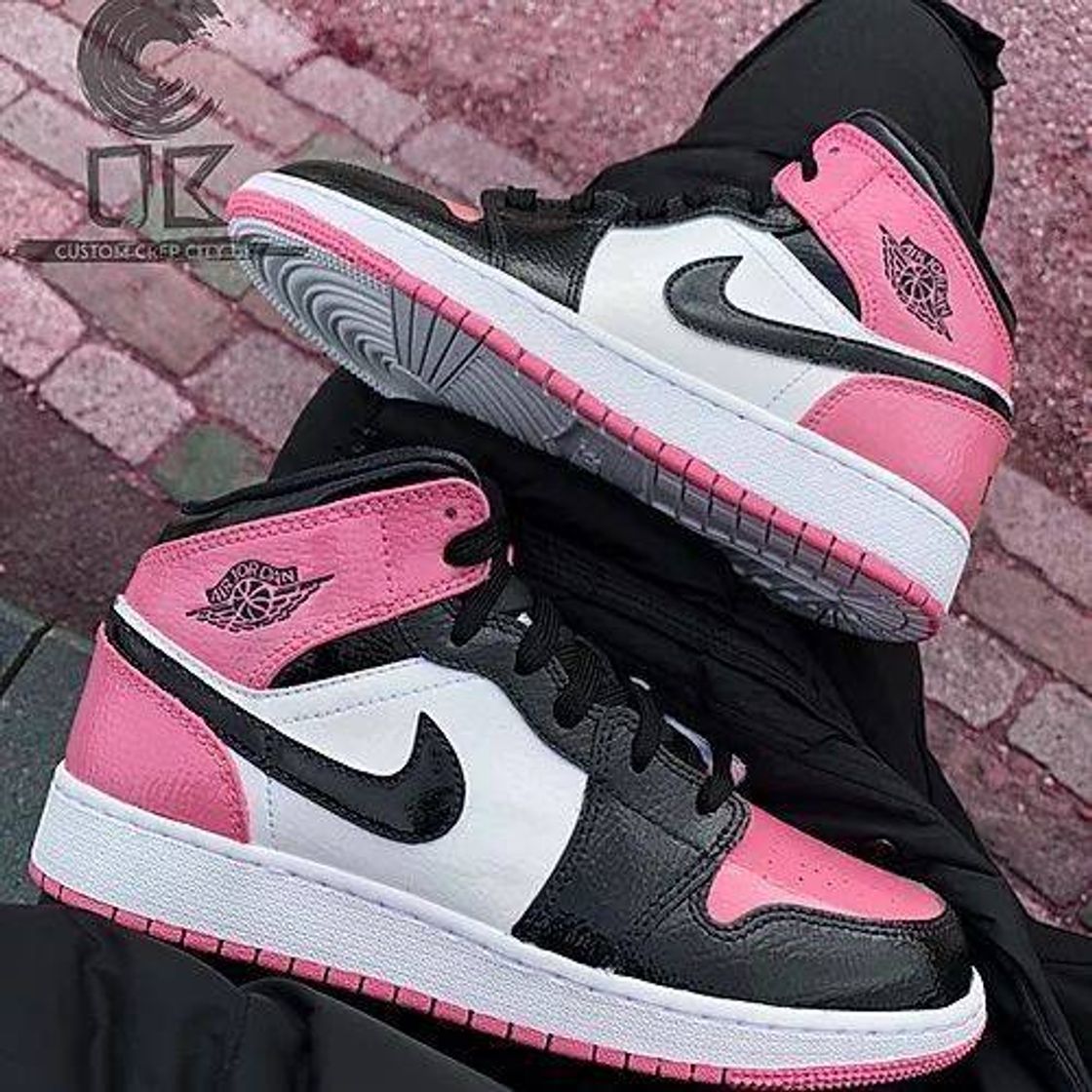 Fashion Air Jordan pink & black