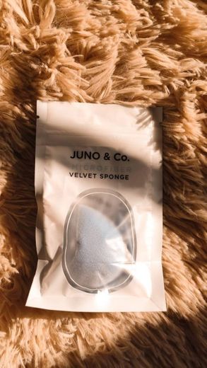 JUNO & Co. Microfiber Fusion Esponge - Juego de 4 esponjas de
