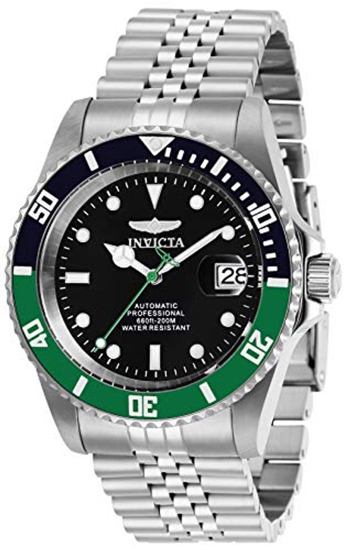 Social Invicta 29177 Pro Diver Reloj para Hombre acero inoxidable Automático Esfera negro