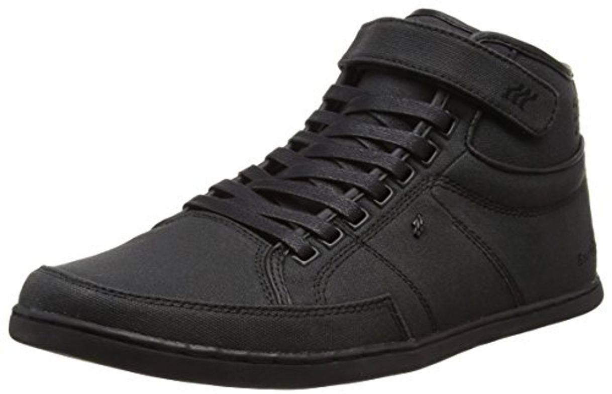 Moda Boxfresh Swich Bsc Wxd Cnvs Blk/blk Zapatillas altas hombre, Negro, 46 EU