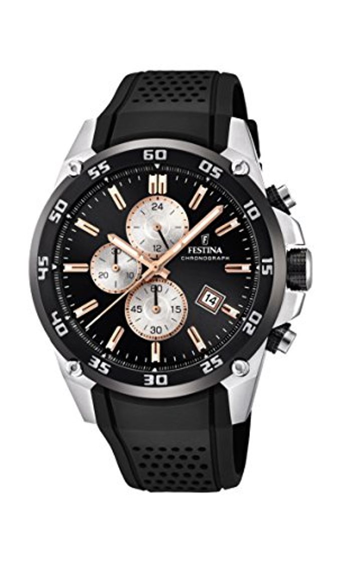 Product Festina Reloj Cronógrafo para Hombre de Cuarzo con Correa en Caucho F20330