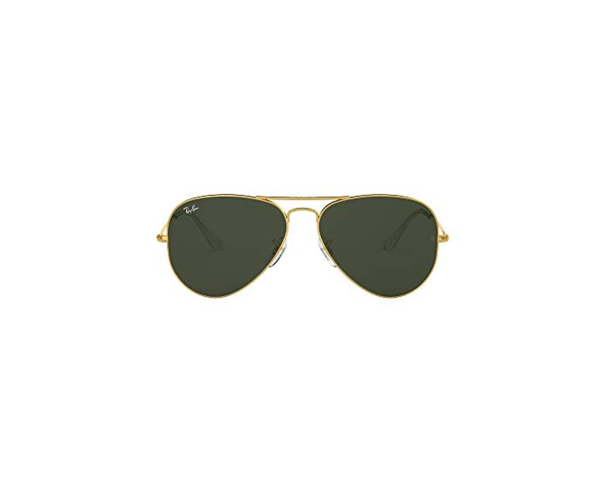 Social Ray-Ban Aviator Large Metal, Gafas de sol para Hombre, Dorado