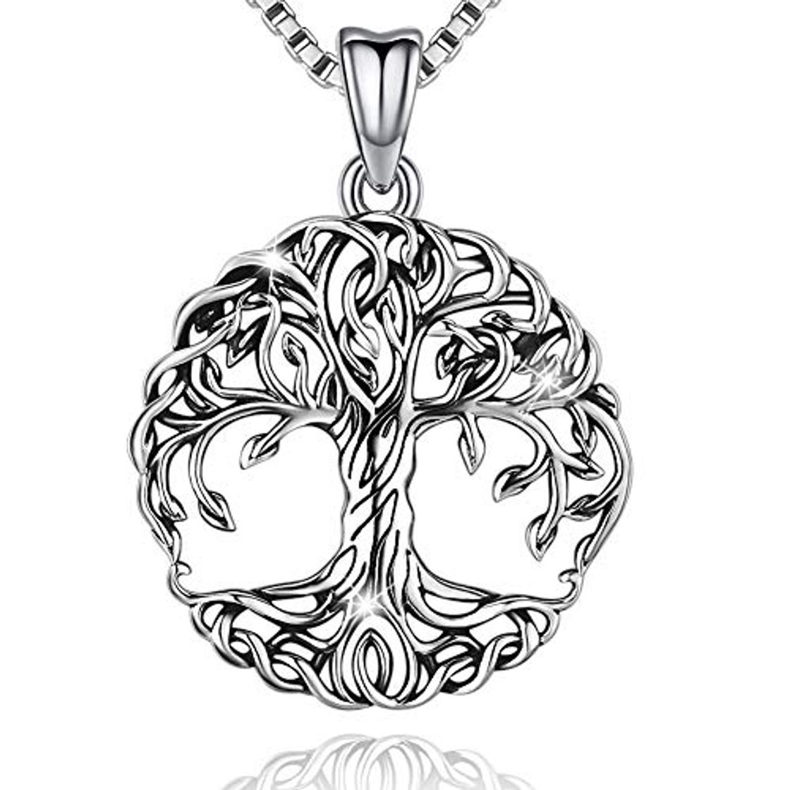 Places Friggem Delicato Albero Della Vita Collana e pendente in Argento Sterling per