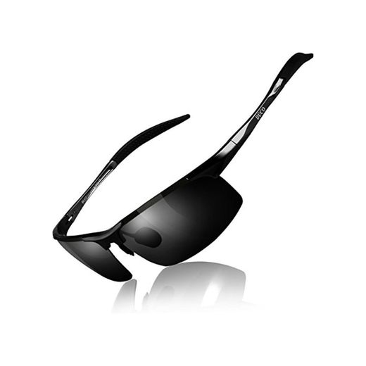 Duco Gafas de sol deportivas polarizadas para hombre con ultraligero y marco