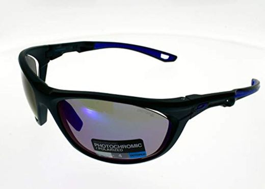 Julbo Race 2.0 Nautic - Gafas de sol lente ahumada antiempañamiento, Hombre, Azul