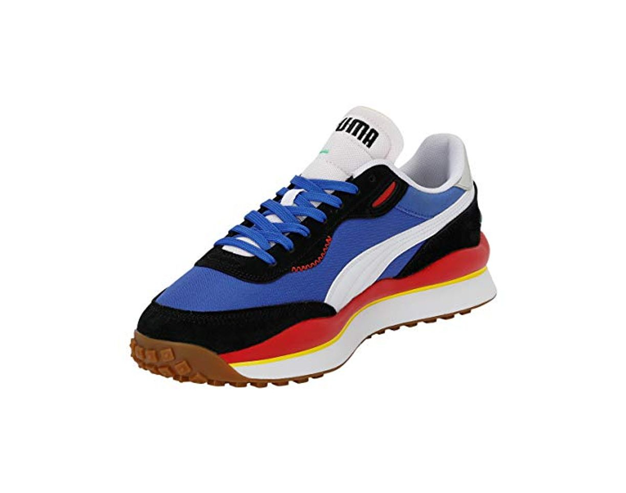 Moda Puma Sneakers uomo Daz Blue-P.Black-High Risk Red Style Rider Play on 371150