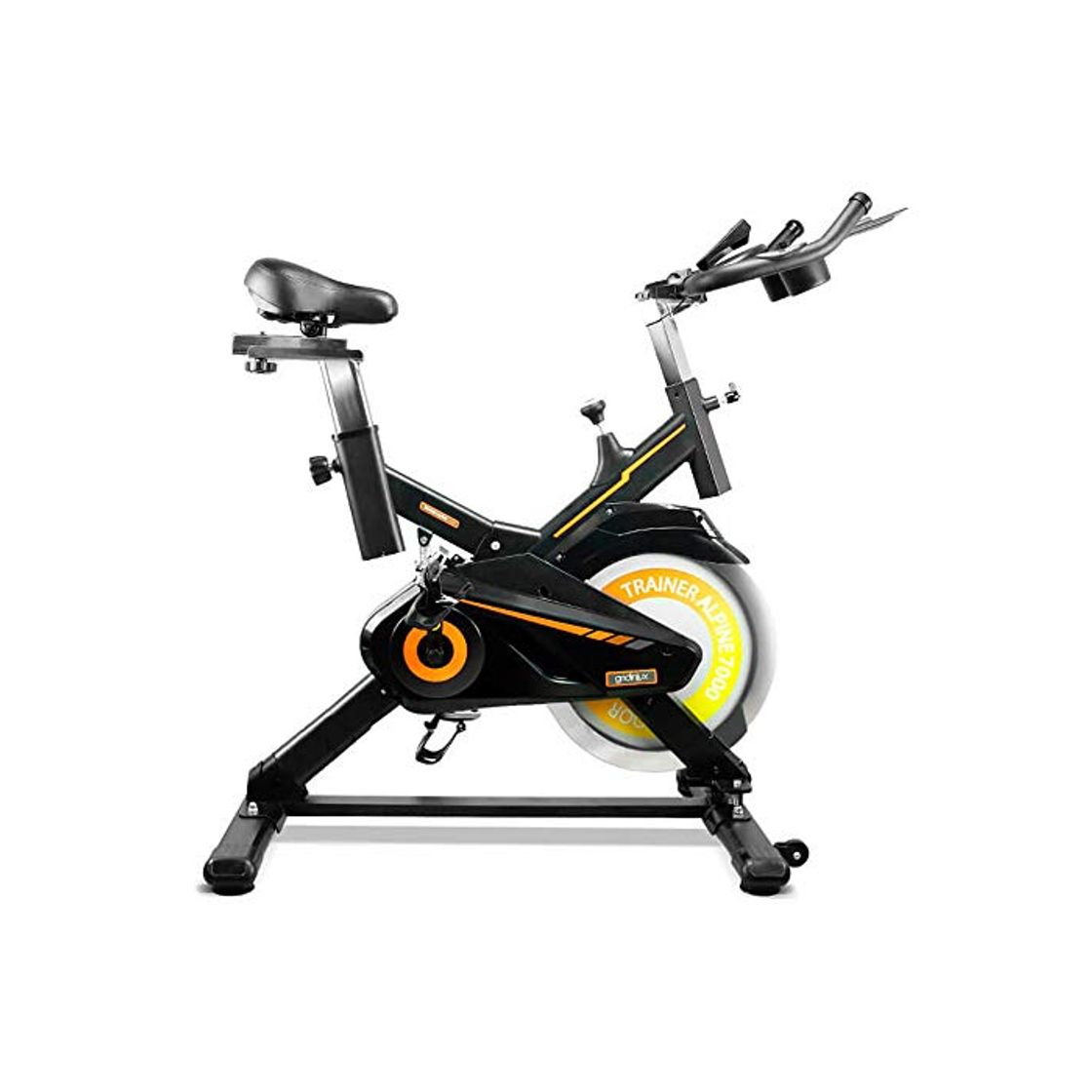 Social gridinlux. Trainer Alpine 7000. Bicicleta Spinning Pro Indoor. Volante de Inercia 15