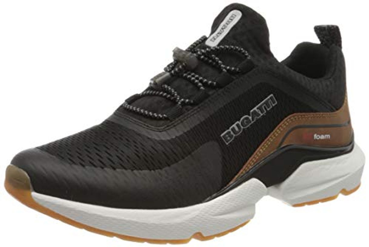 Social bugatti 342848606959, Zapatillas sin Cordones Hombre, Negro