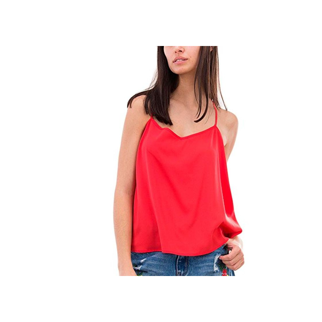 Moda Tiffosi Top Mujer Sova Rojo M Rojo