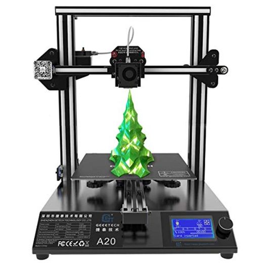 GEEETECH A20 Impresora 3D con base de construcción integrada