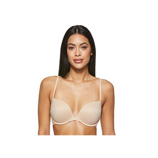 Calvin Klein Perfectly Fit-Memory Touch Push-up Sujetador, Beige