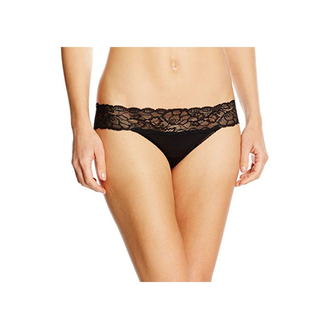 Moda Tommy Hilfiger Bikini Culotte, Negro