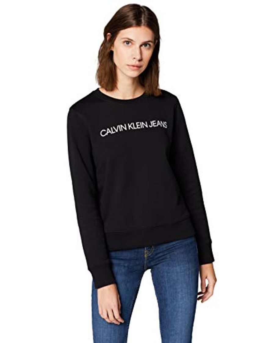 Product Calvin Klein Institutional Core Logo Cn Sudadera, Negro