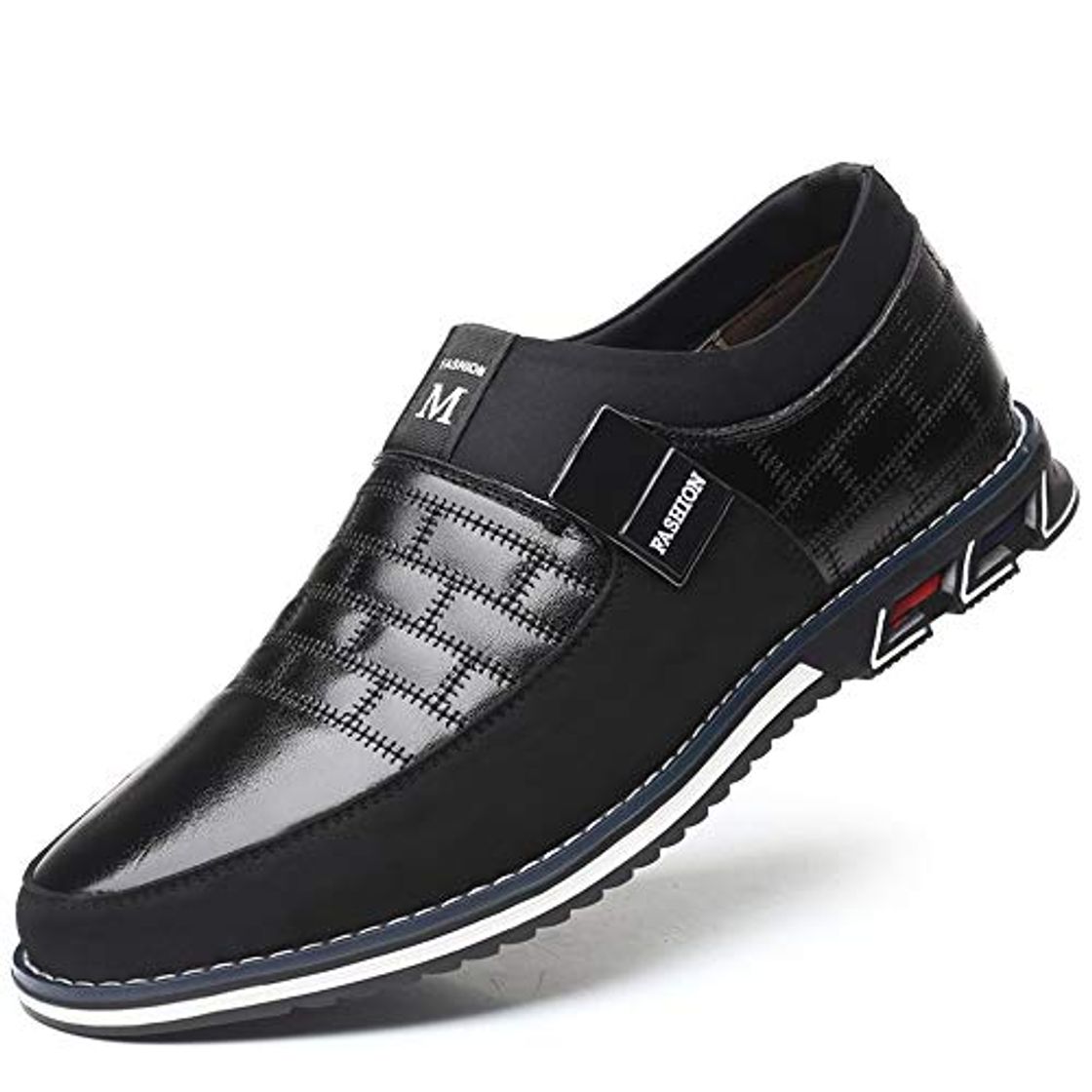 Fashion LIEBE721 Calzado Casual para Hombre para Hombre Nueva Tendencia Formal para Antideslizantes Salvajes Clásico Duradero Elegante para Adultos Cómodo en resbalón con Hebilla Zapatos Grandes