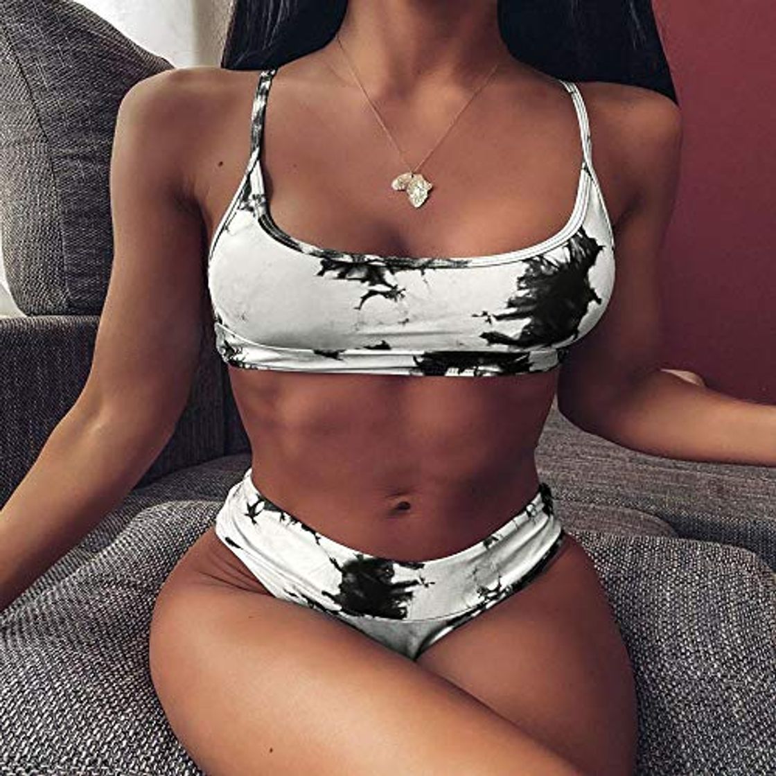 Product Bikini Bikini Brasileño Traje De Baño De Cintura Alta Sexy Traje De Baño Mujeres Tanga Gradiente Biquini Brasileño Bikini Set Traje De Baño Bather S 6