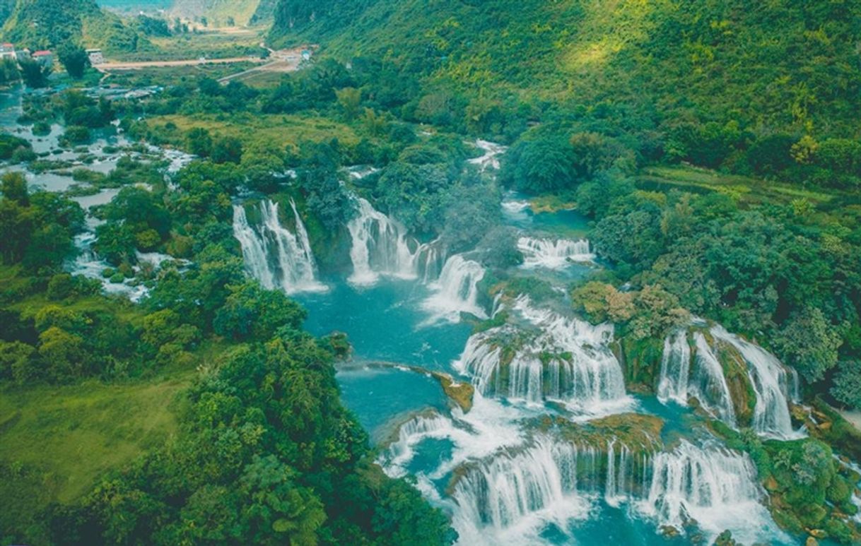 Lugar Cataratas Ban Gioc Detian