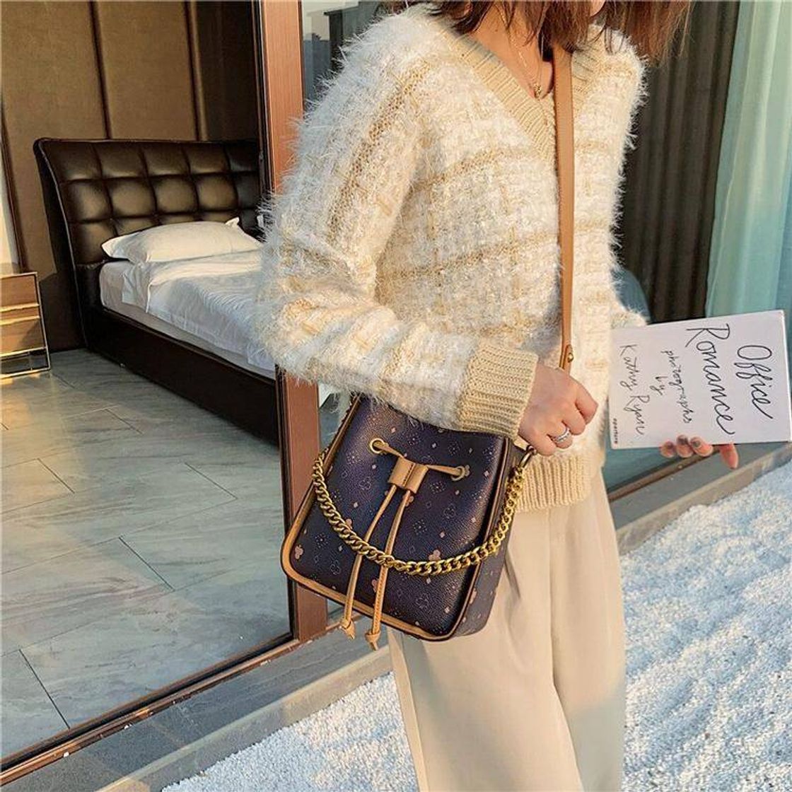 Fashion Bolsa de couro feminina 👜