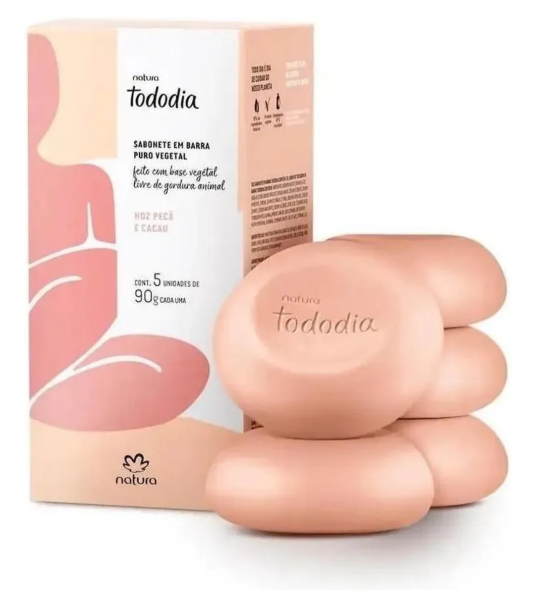 Social Sabonete natura kit com 3 embalagens com 5 sabonetes cada caixa 