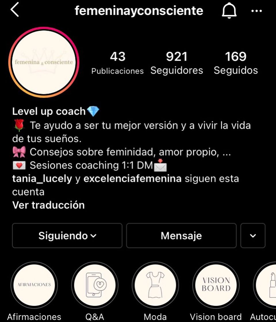 Femenina y consciente 💋