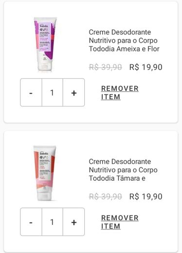 Promoção natura🥰🦋