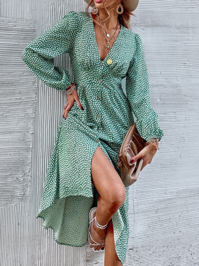 Moda Vestido floral boho