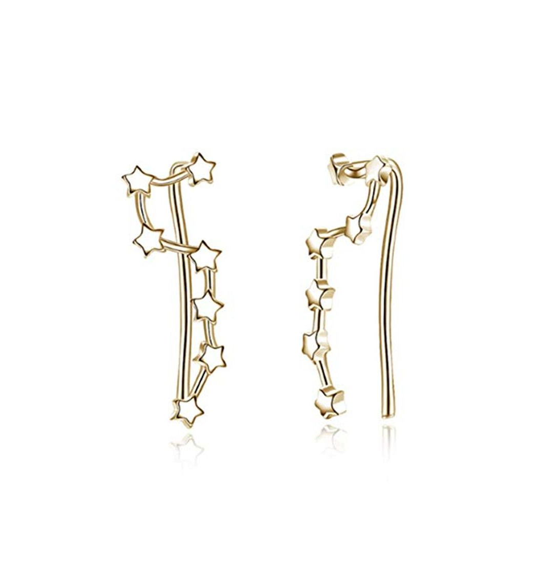 Moda HOMEYU® 925 Sterling Silver Ear Cuff Earrings