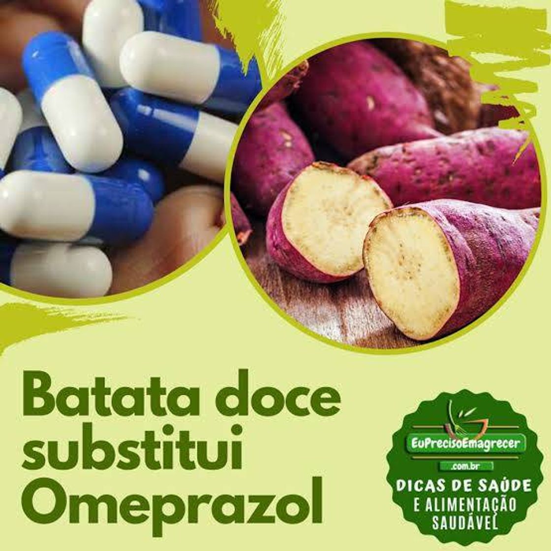 Moda 🥔 Batata Doce substitui o Omeprazol