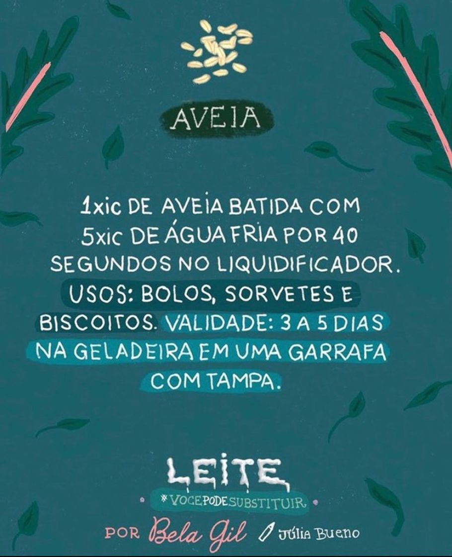 Moda Leite vegetal de aveia 