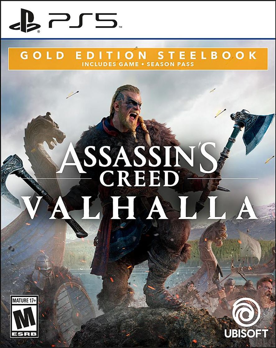 Social Assassin’s Creed Valhalla PlayStation 5 Gold Steelbook Ed.