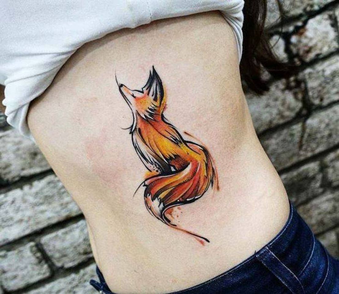 Moda Tatoo de raposa