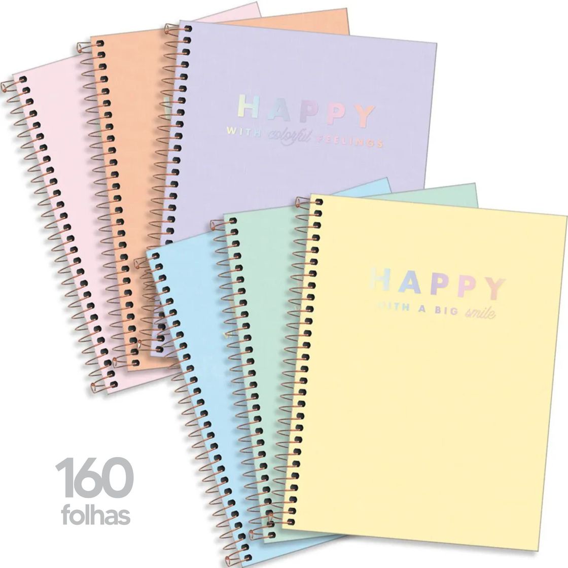 Fashion Caderno: Happy