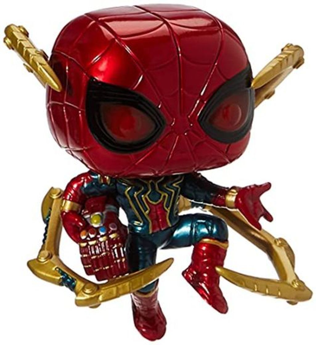 Juego Funko- Pop Marvel: Endgame-Iron Spider w/NanoGauntlet Colctib Toy, Multicolor, Talla Única