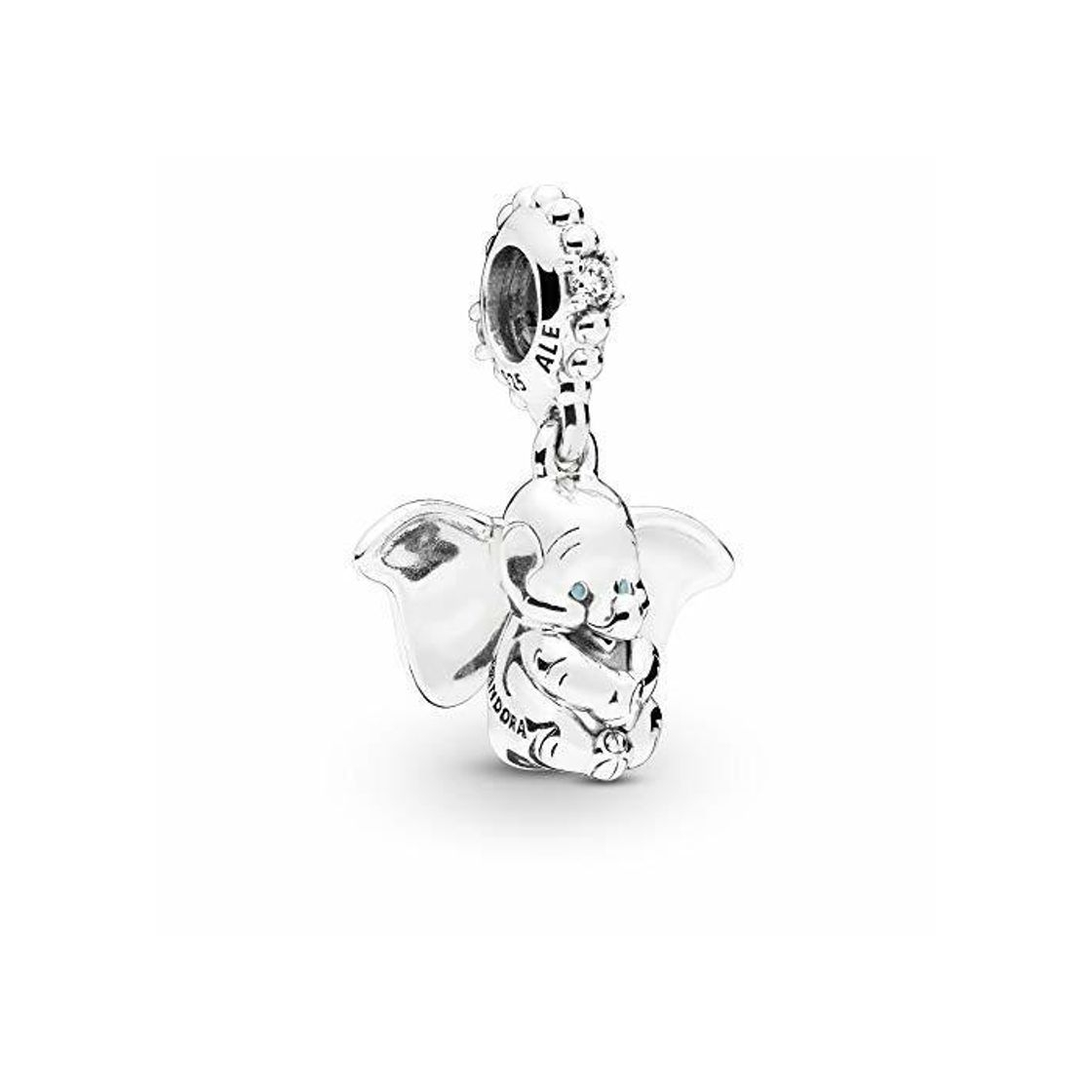 Fashion Pandora Mujer Plata fina 925 plata redonda Clear Cubic Zirconia