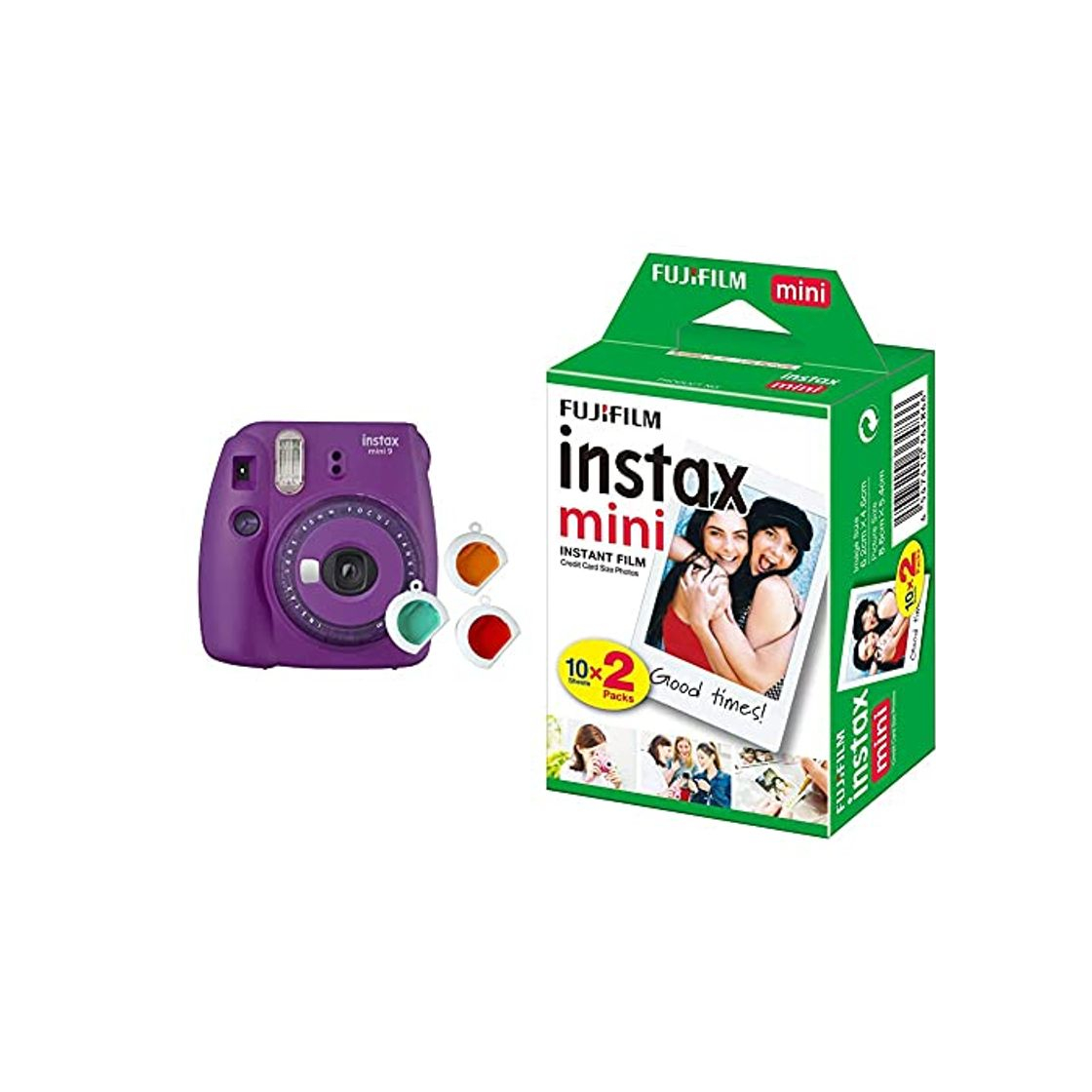 Electronics Fujifilm Instax Mini 9 - Cámara instantanea, Morado