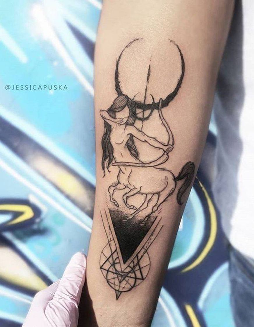 Fashion Tatoo signo de sagitário 