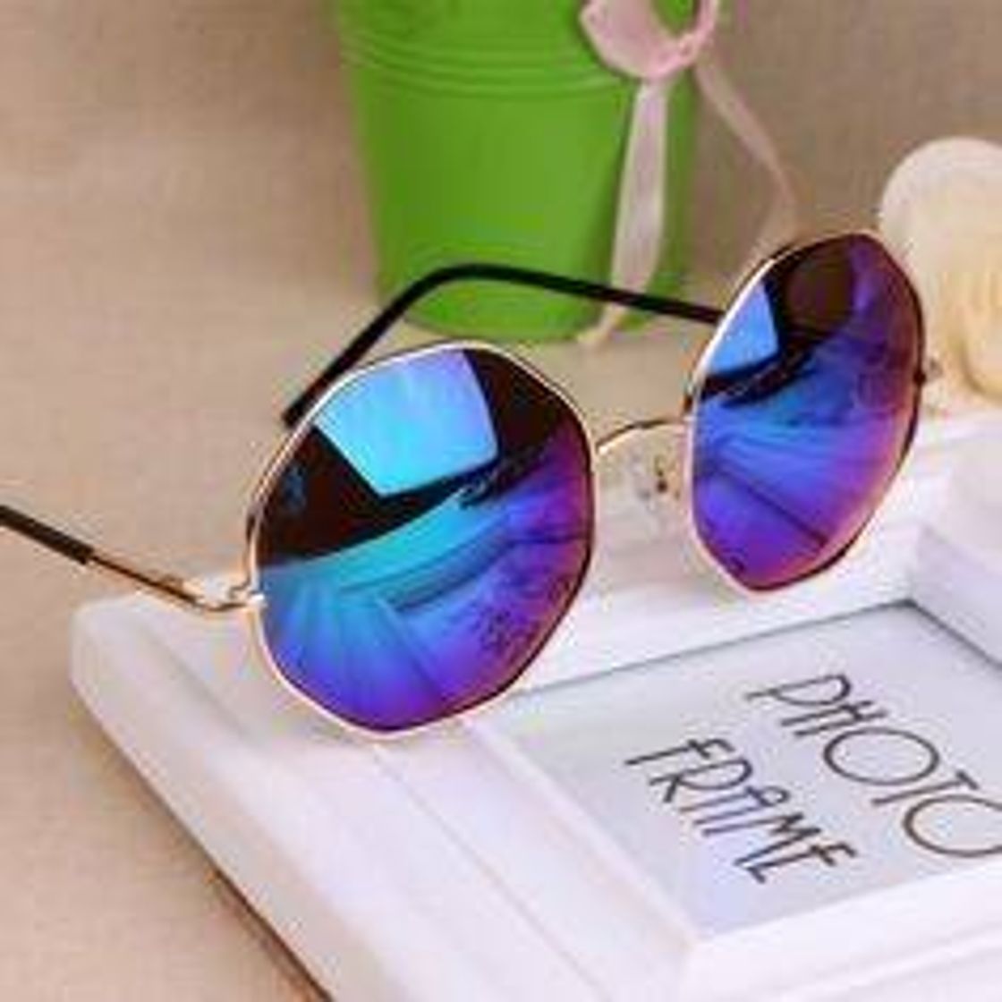 Fashion Ray ban hexagonal colorido