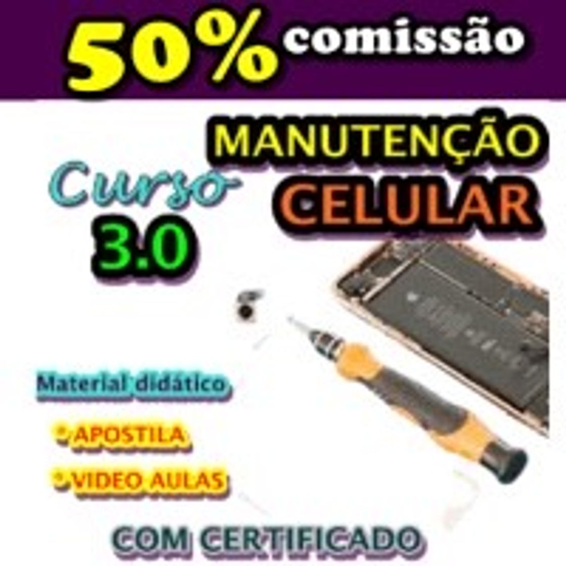 Fashion Curso de manutenção de celular 📱 