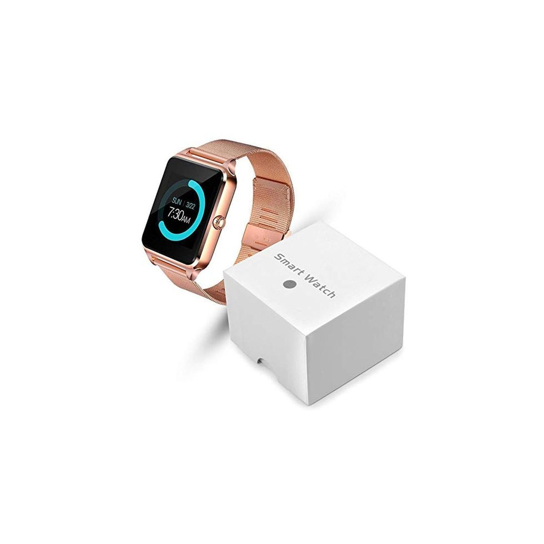 Social YWSZY Reloj Inteligente Mujer Pantalla Táctil Led Bluetooth Deporte Música Multifunción Correa De Acero Reloj Inteligente Reloj Mujer Reloj Relogio Feminino @ Gold