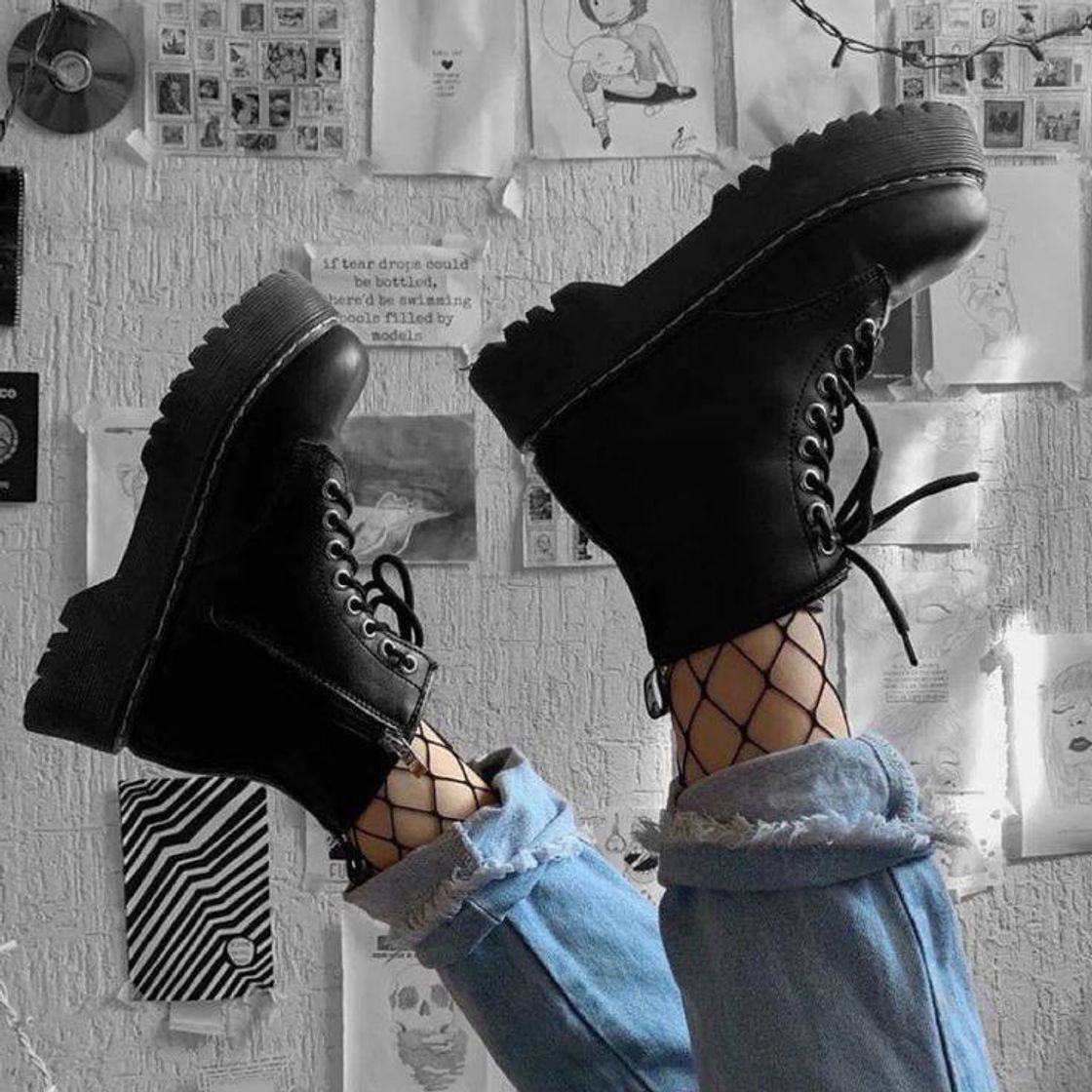 Fashion grunge boots