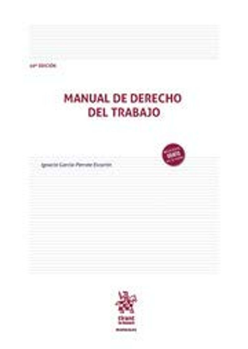 Books Manual De Derecho Del Trabajo 10ª Edición 2020