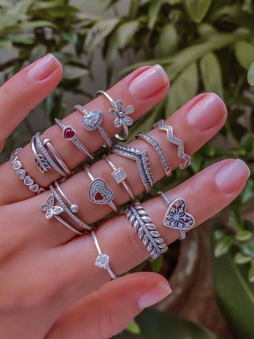 Fashion Anéis de prata 💍